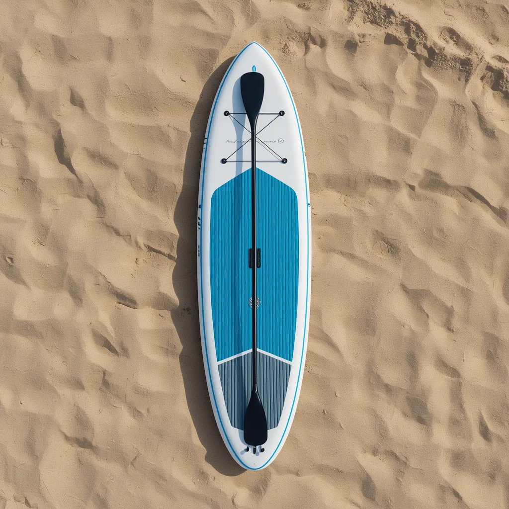 Prancha de stand up paddle com remo e colete